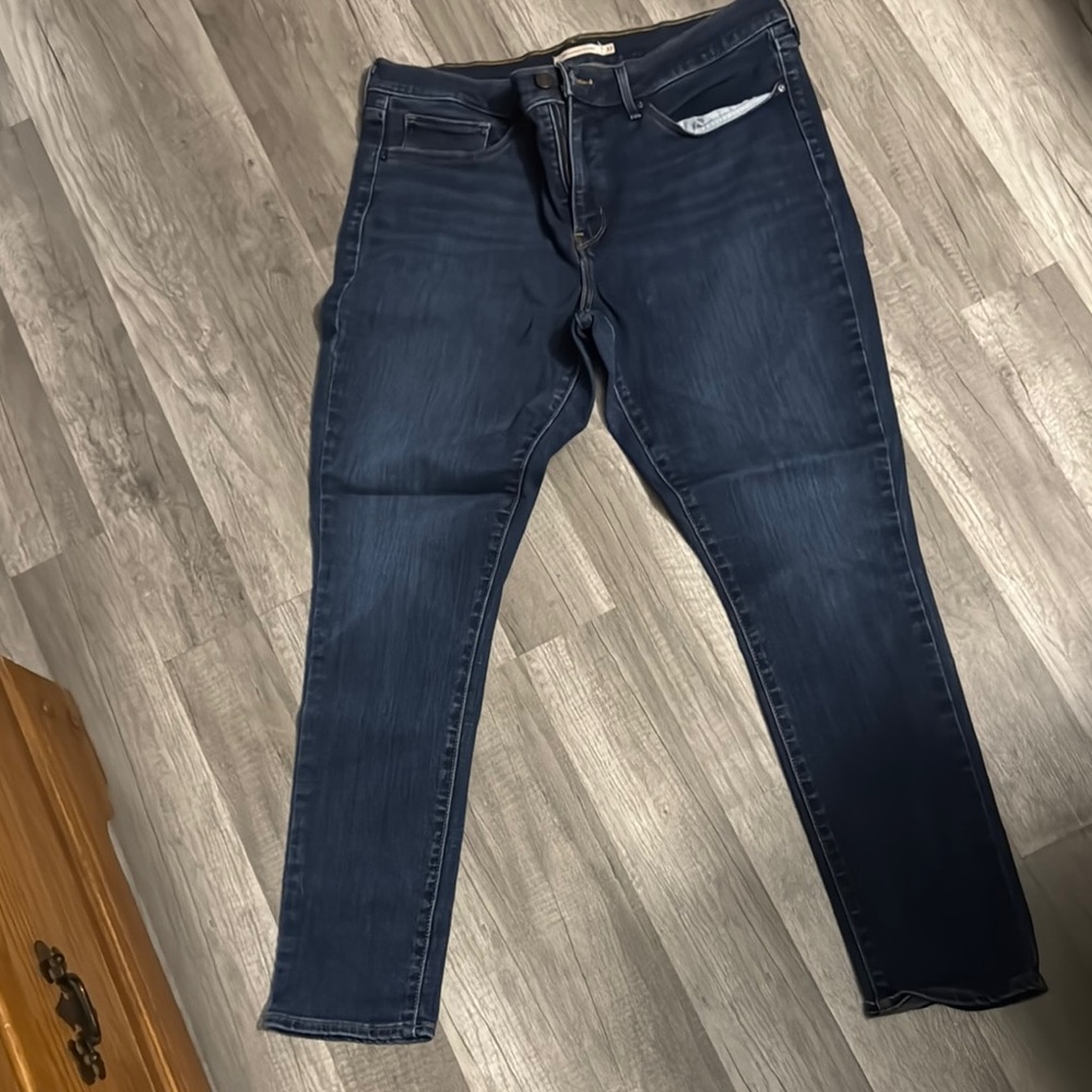 Dark Blue Denim Jeans